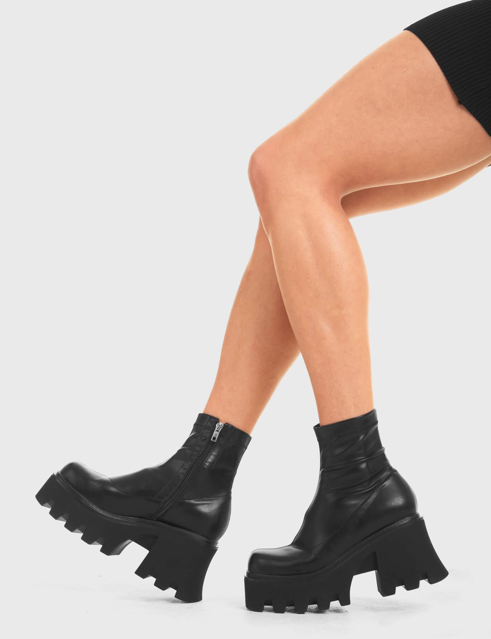 Notorious Chunky Platform Ankle Boots product image