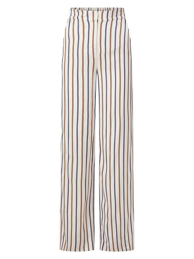 Womens Grigore Striped Wide-Leg Pants Product Image