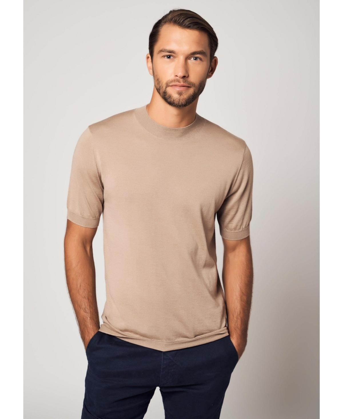 Bellemere Mens Essential Cashmere Silk T-Shirt Product Image