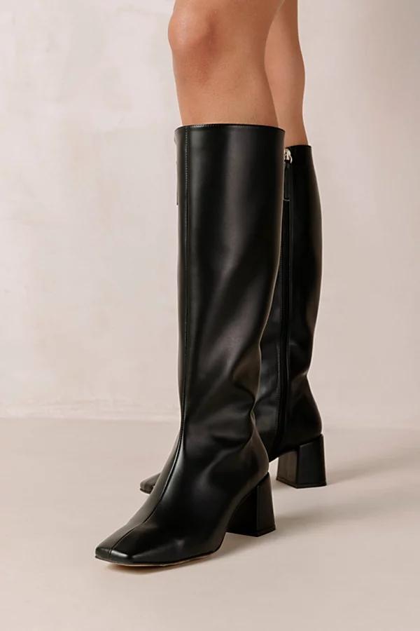 SVEGAN Chalk Vegan Leather Knee High Boot Womens at Urban Outfitters Product Image