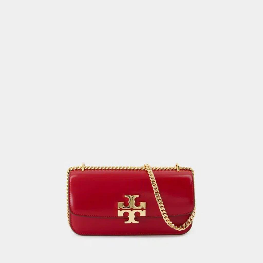 TORY BURCH Eleanor Small Convertible Shoulder Bag In Red Product Image