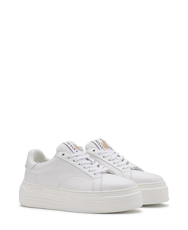 Lanvin Womens Ddb0 Leather Platform Sneakers Product Image