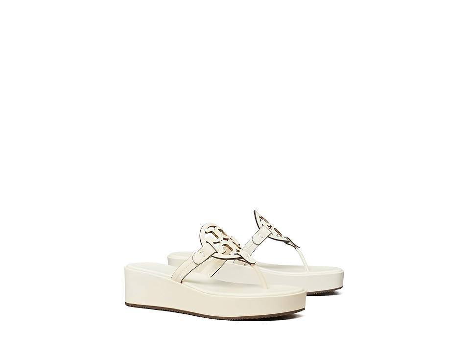 Tory Burch Miller Wedge 25 mm (New Ivory) Women's Sandals Product Image