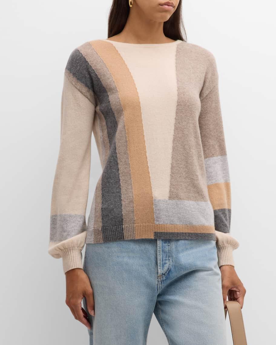 Cashmere Colorblock Pullover Product Image