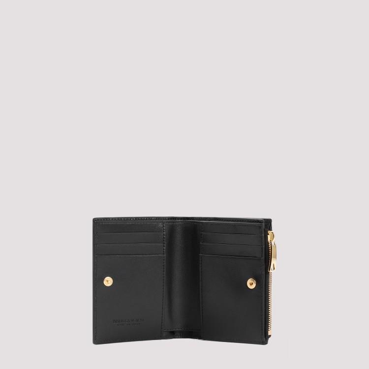 Bi-fold Wallet With Zip In Black Product Image