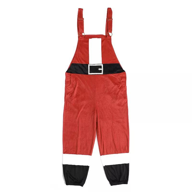 Adult Santa Claus Christmas Jammeralls, Mens Product Image