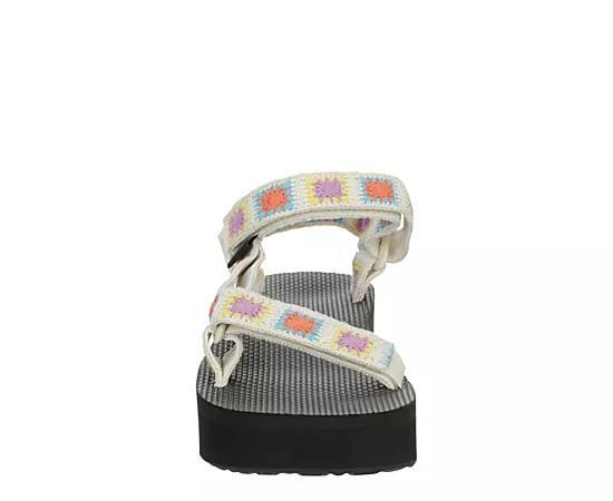 Teva Womens Flatform Crochet Outdoor Sandal Product Image