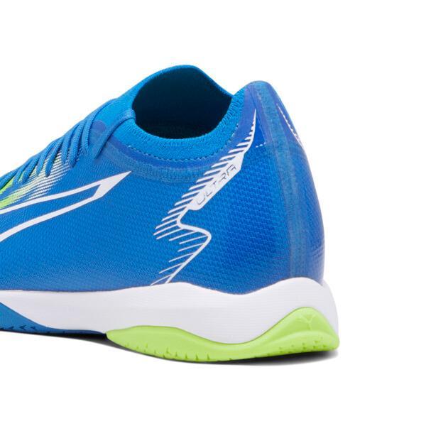 PUMA ULTRA MATCH Indoor Trainer Men's Soccer Cleats Shoes in Ultra Blue/White/Pro Green Product Image