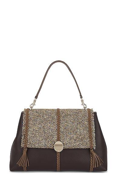 Chloe Large Penelope Flap Bag Brown.. Product Image