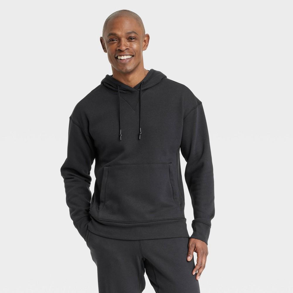 Mens Cotton Fleece Hooded Sweatshirt - All in Motion Product Image