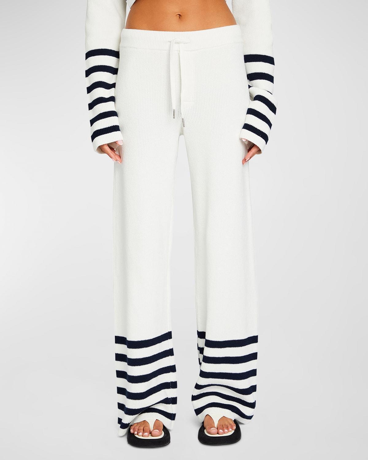 Poe Striped Knit Pants Product Image