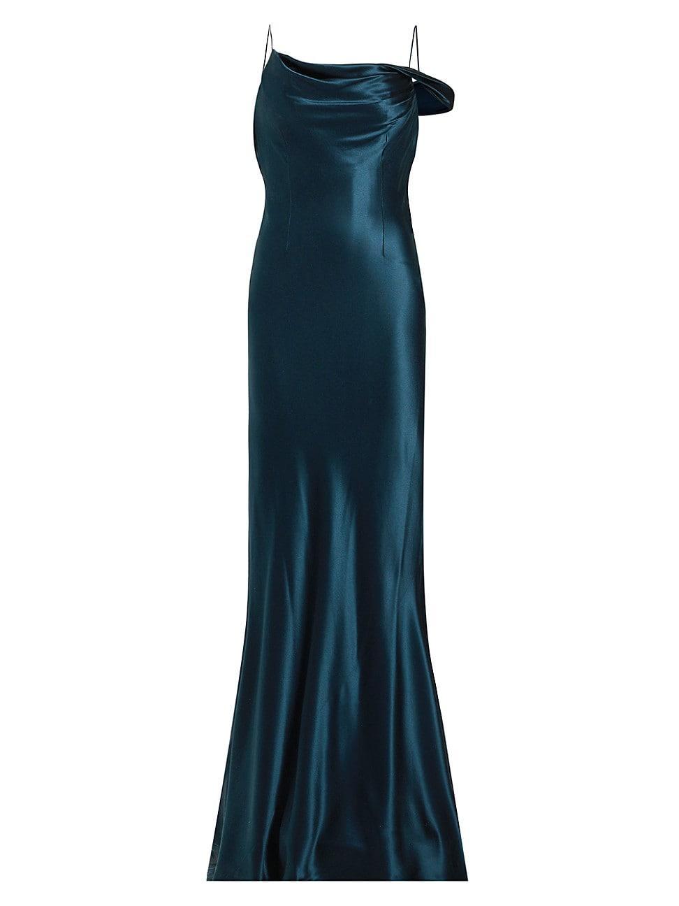 Womens Harper Crepe Satin Slip Gown Product Image