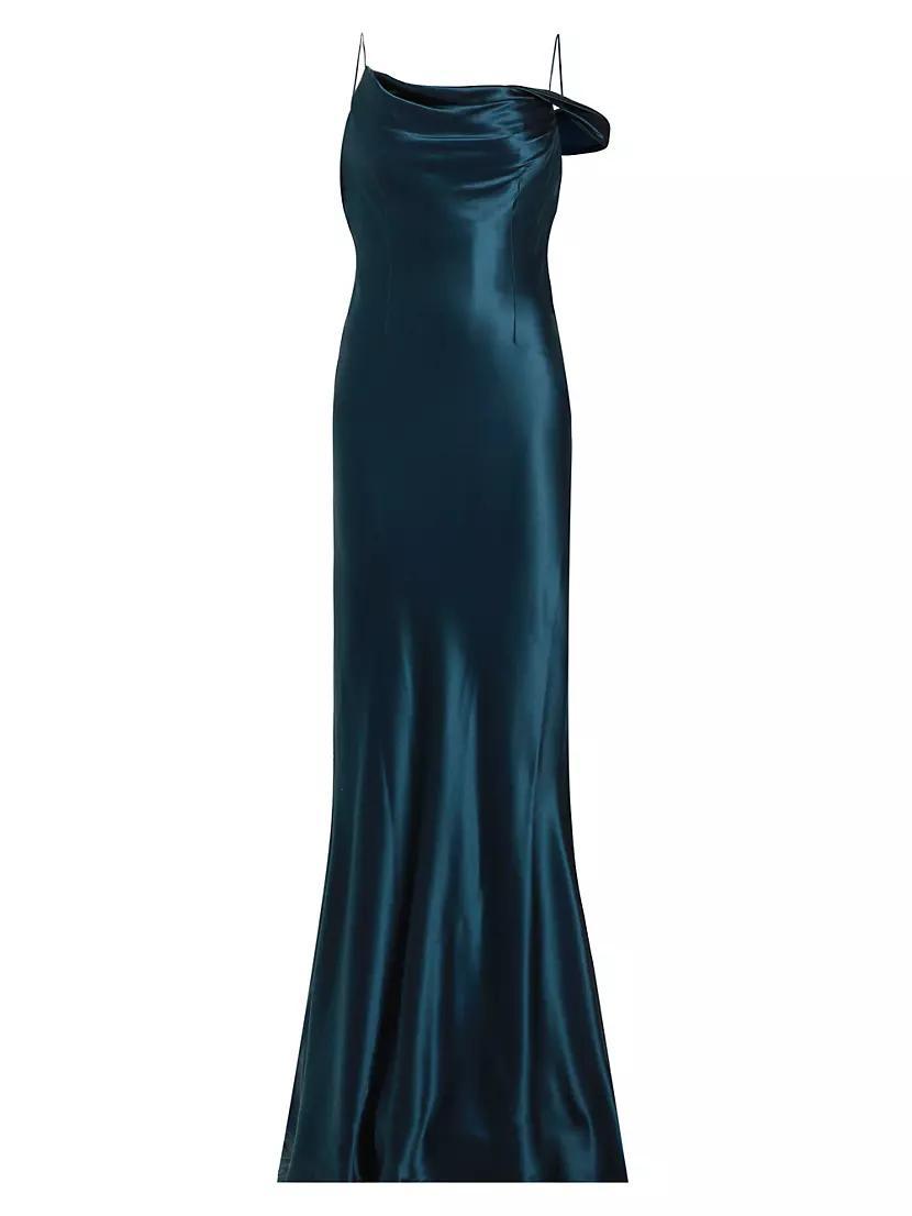 Harper Crepe Satin Slip Gown Product Image