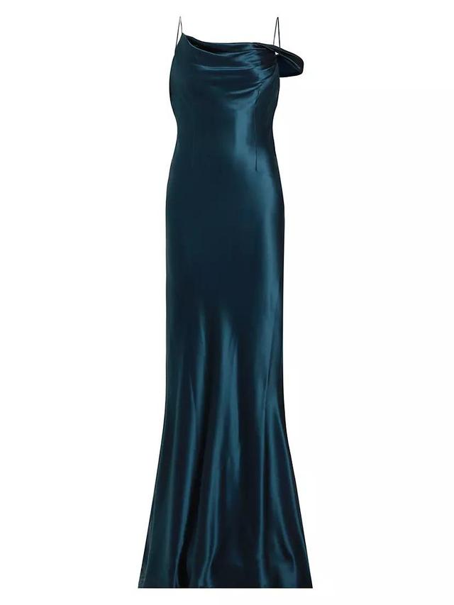 Harper Crepe Satin Slip Gown Product Image