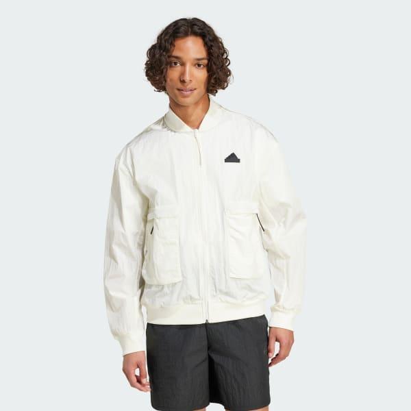 adidas M CE Q3 PR BJKT Off White XS Mens Product Image