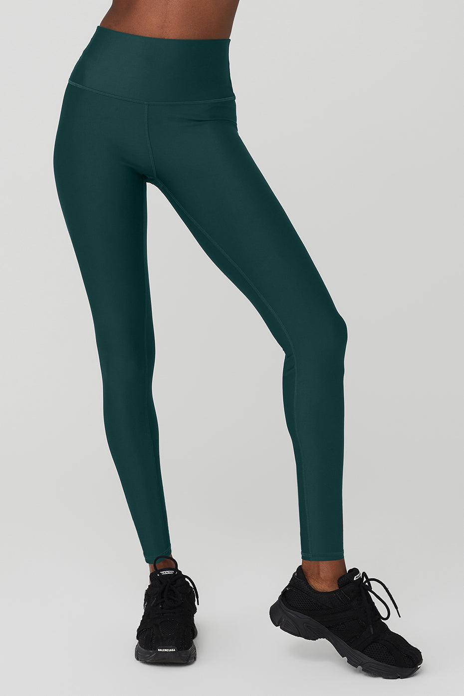 High-Waist Airlift Legging - Midnight Green Female Product Image