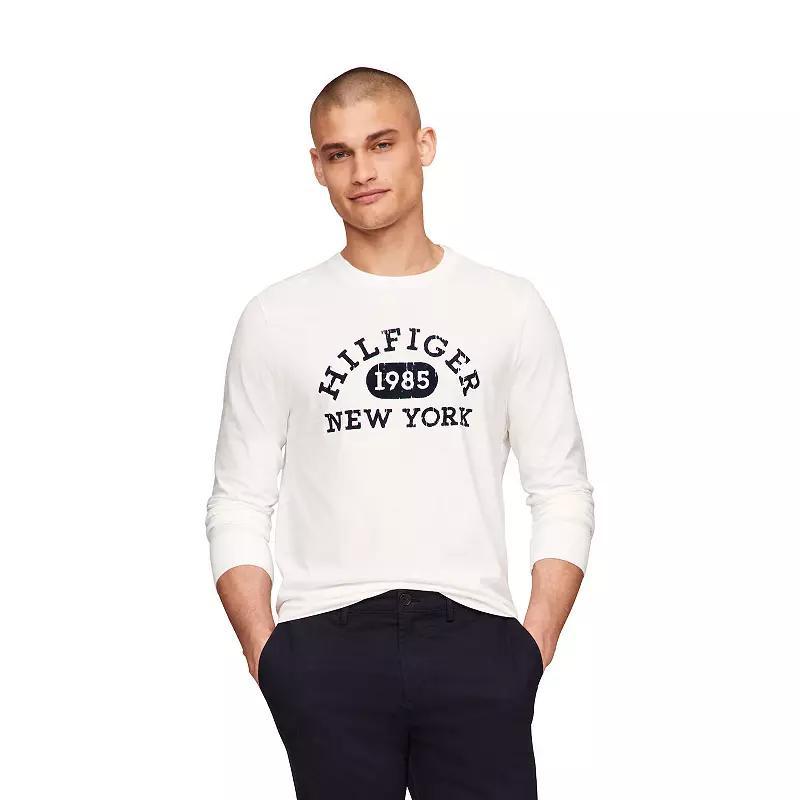 Mens Tommy Hilfiger Monotype Collegiate Long Sleeve Tee Product Image