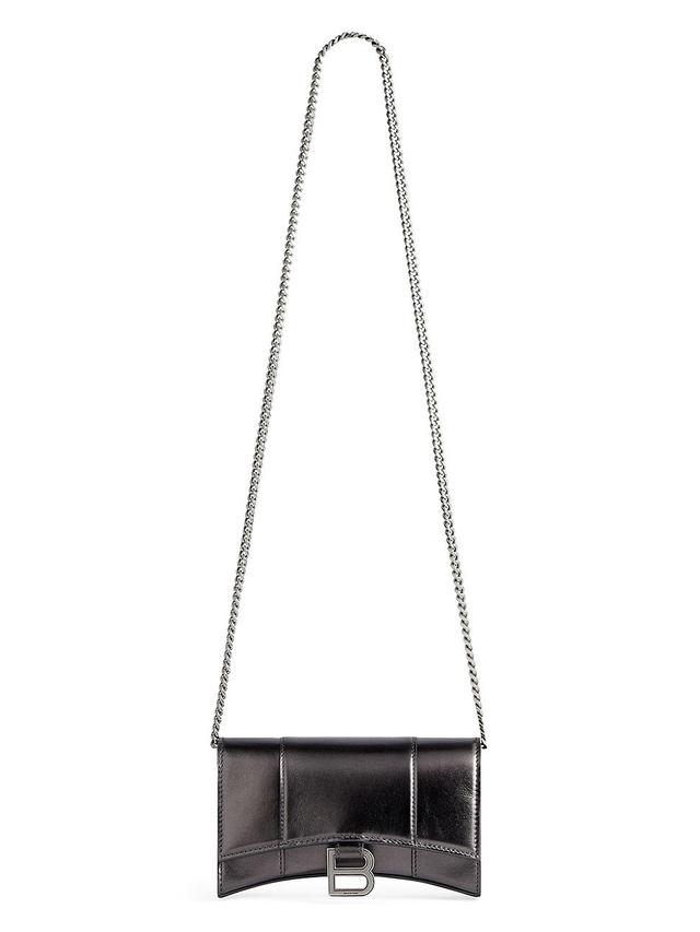 Womens Hourglass Wallet On Chain Metallized Product Image