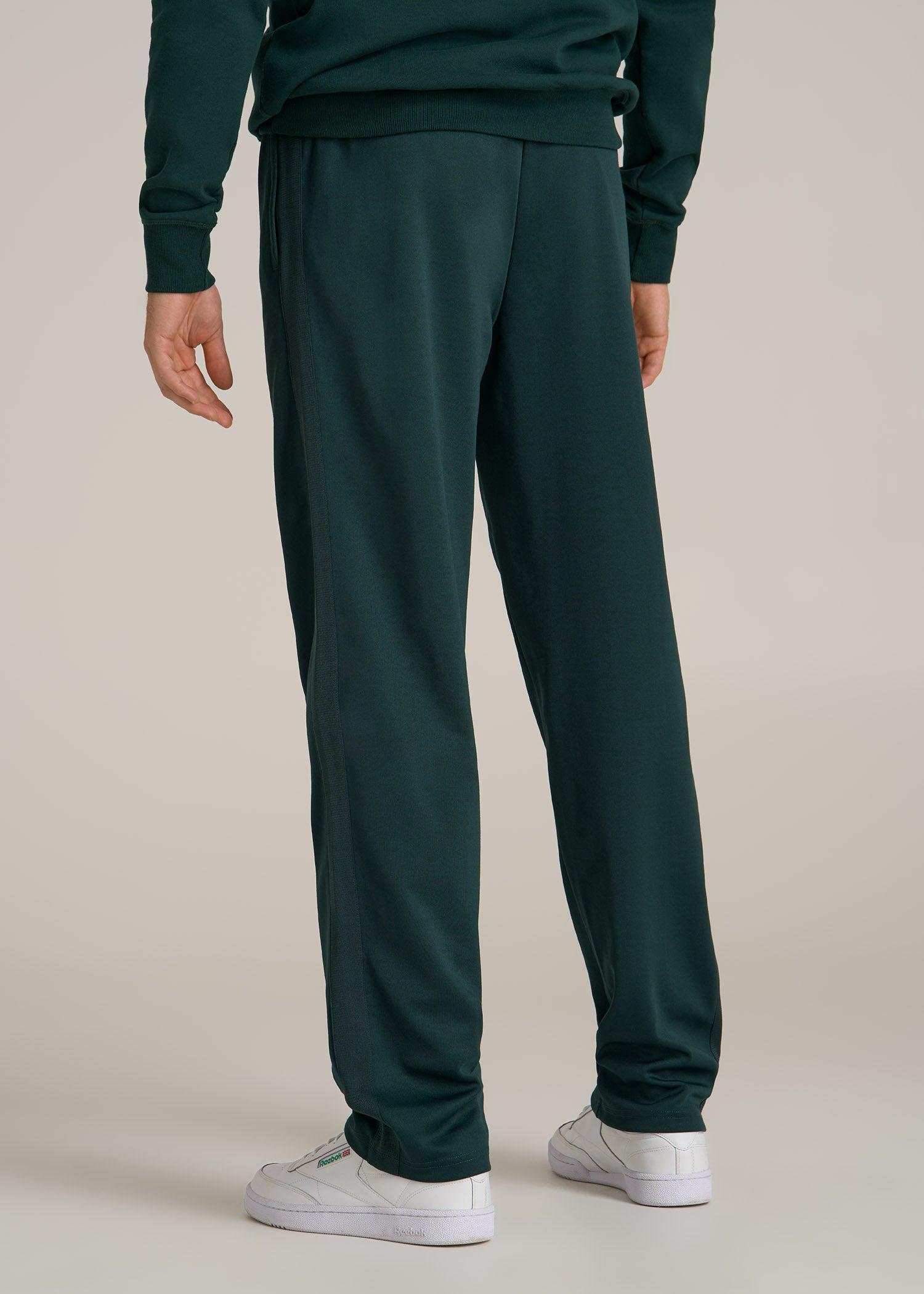 Tricot Extra-Long Track Pants for Tall Men in Emerald Male Product Image