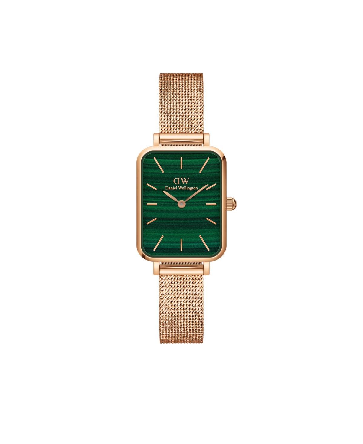 Daniel Wellington Quadro Pressed Evergold Mesh Bracelet Watch, 20mm x 26mm Product Image