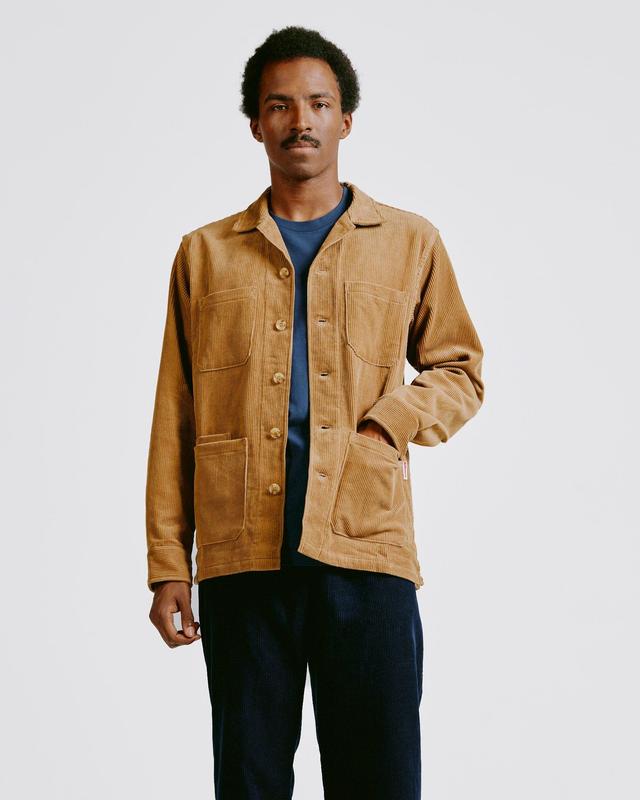 Canyon Shirt Jacket / Beige Corduroy Product Image