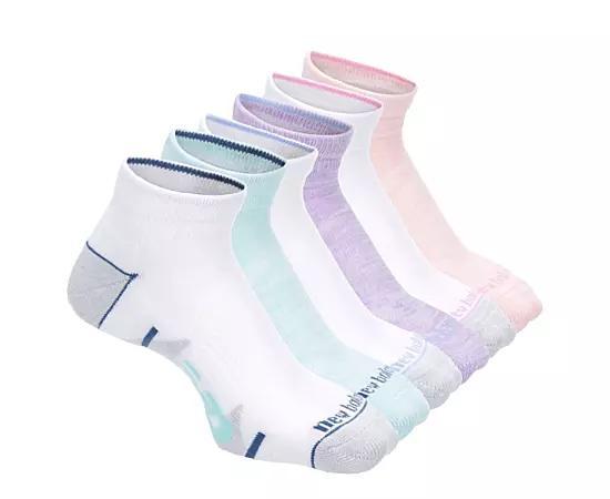 New Balance Womens Performance Quarter Socks 6 Pairs Product Image