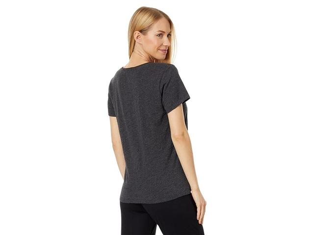 P.J. Salvage Back to Basics Short Sleeve (Heather Slate) Women's Pajama Product Image