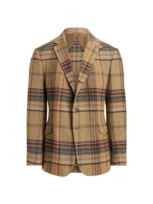 Mens Plaid Tweed Sport Coat Product Image