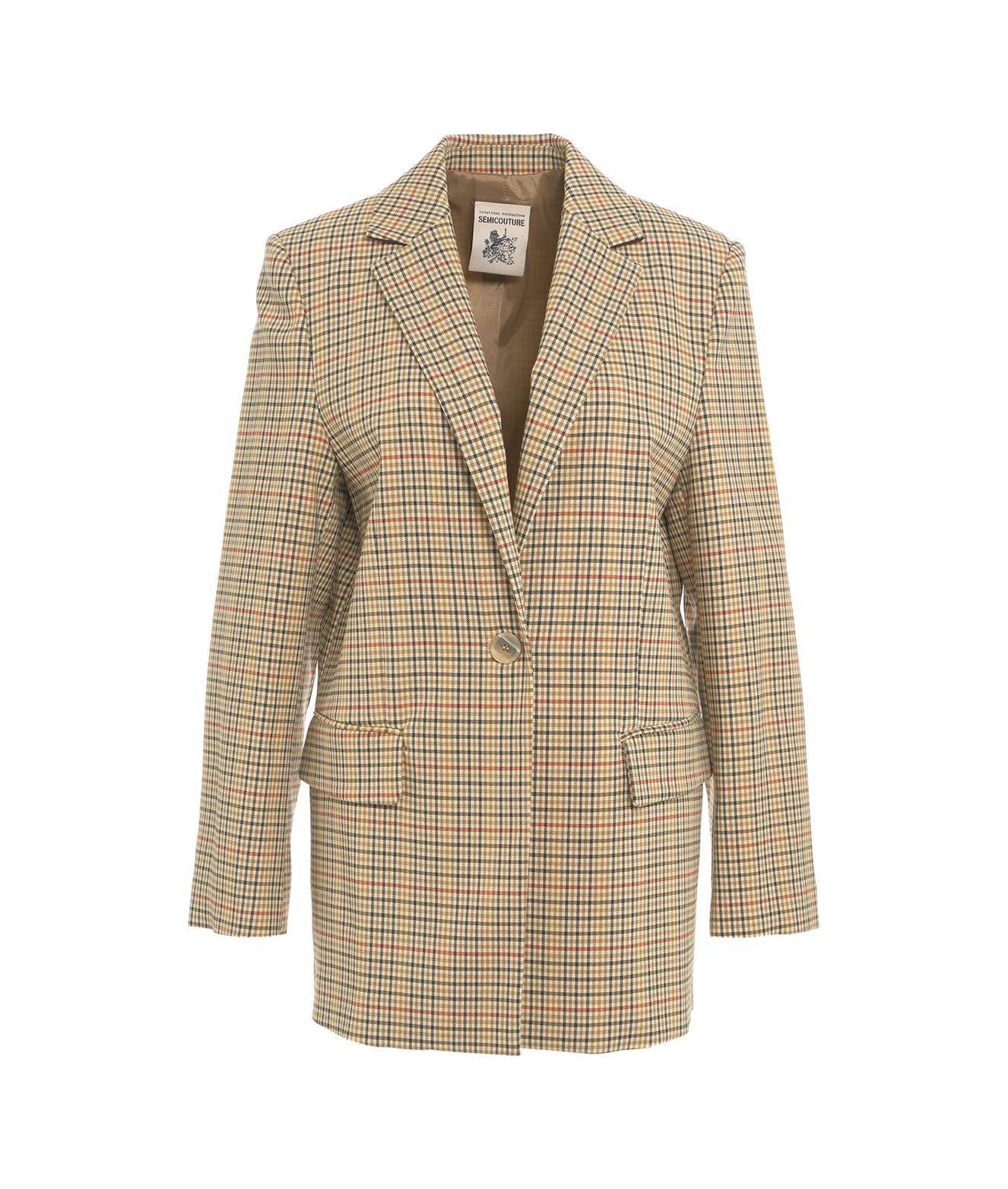 Blazer a quadri Female Product Image