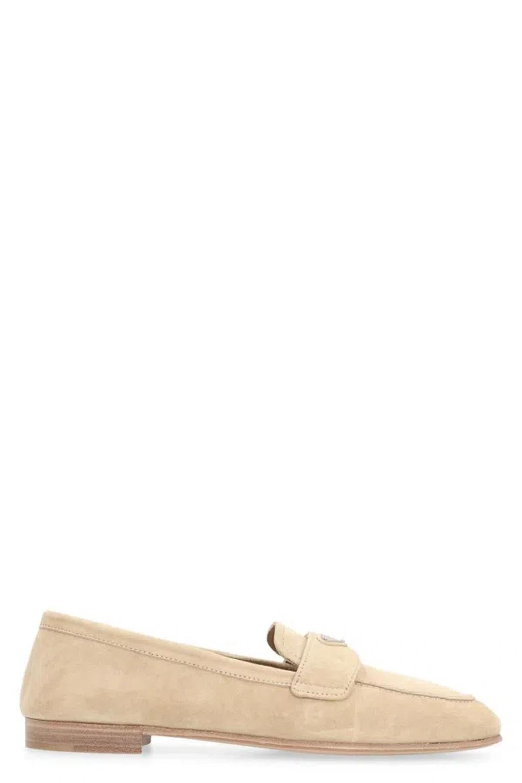 PRADA Loafers In Beige product image