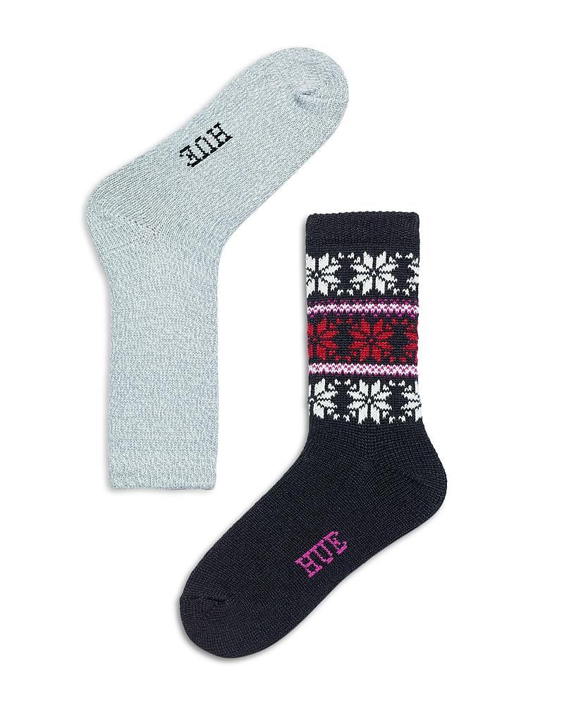 Hue Multi Snowflake Boot Socks, Pack of 2 Product Image