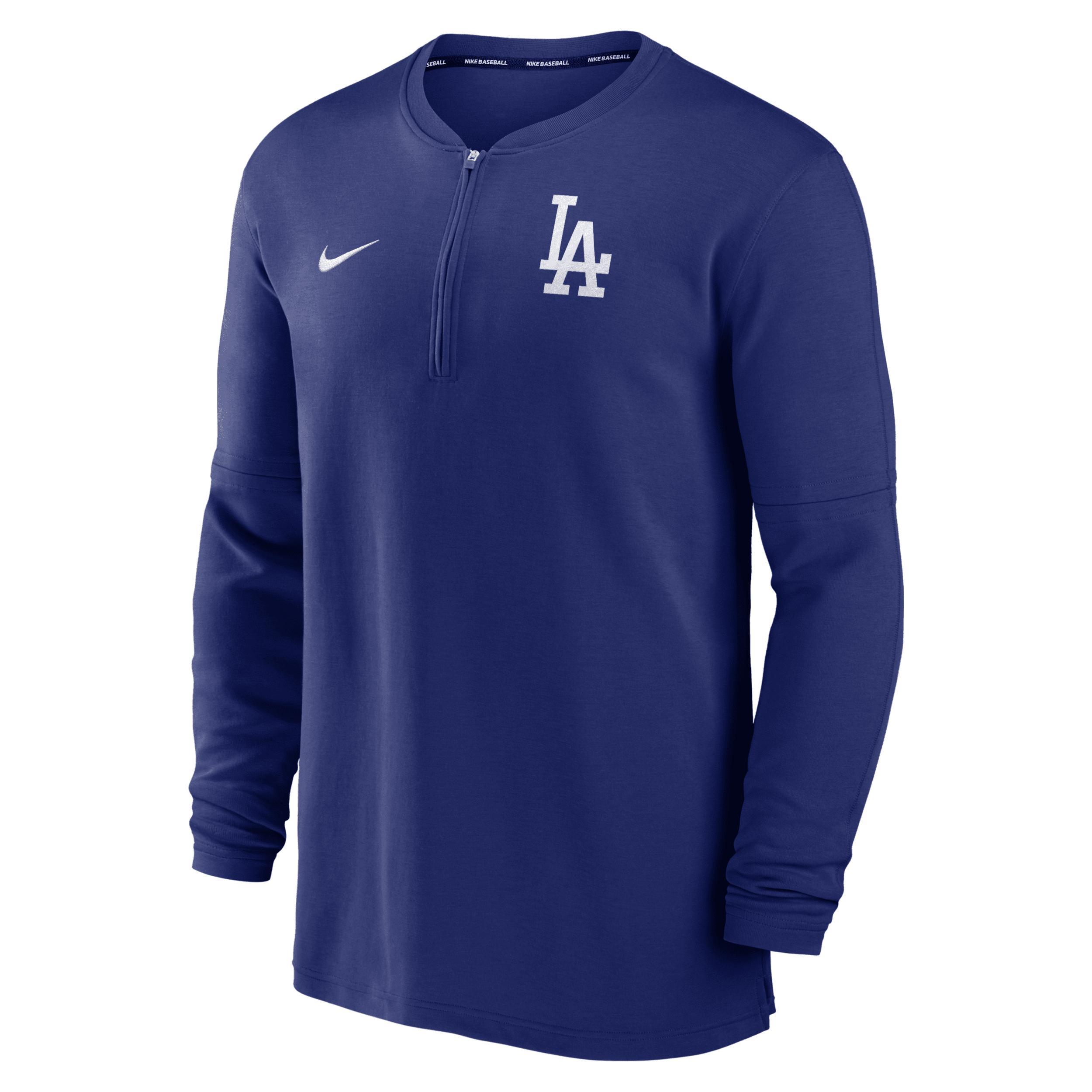 Milwaukee Brewers Authentic Collection Game Time Nike Men's Dri-FIT MLB 1/2-Zip Long-Sleeve Top Product Image