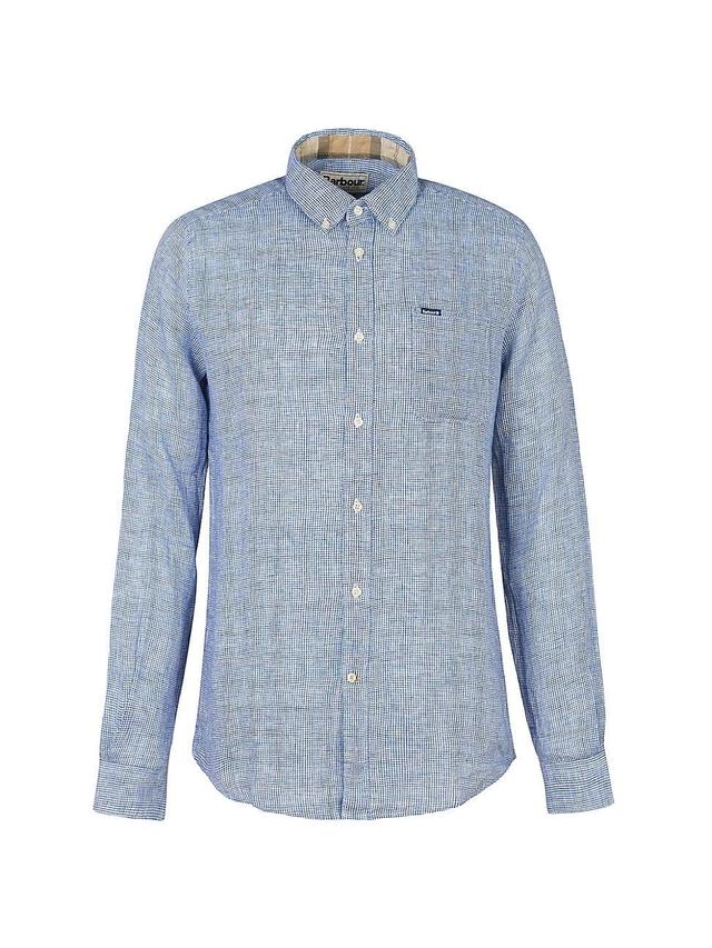 Mens Linton Linen Button-Down Shirt Product Image