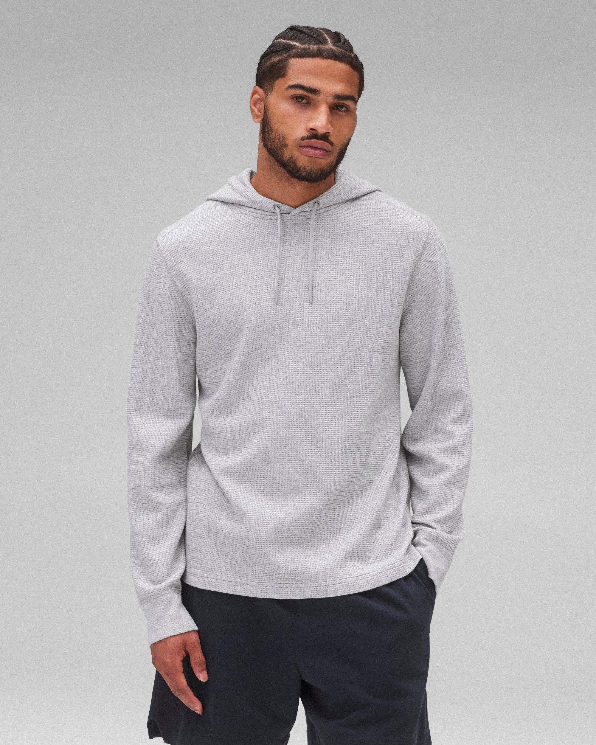 Lightweight Waffle Hoodie Male Product Image