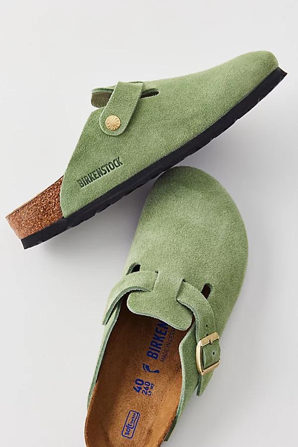 Birkenstock Boston Soft Footbed Suede Clog Womens at Urban Outfitters Product Image