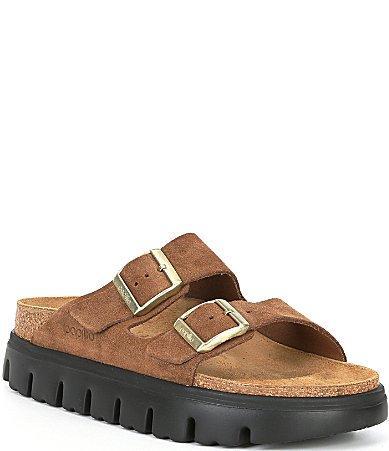 Papillio by Birkenstock Womens Arizona Chunky Suede Platform Sandals Product Image