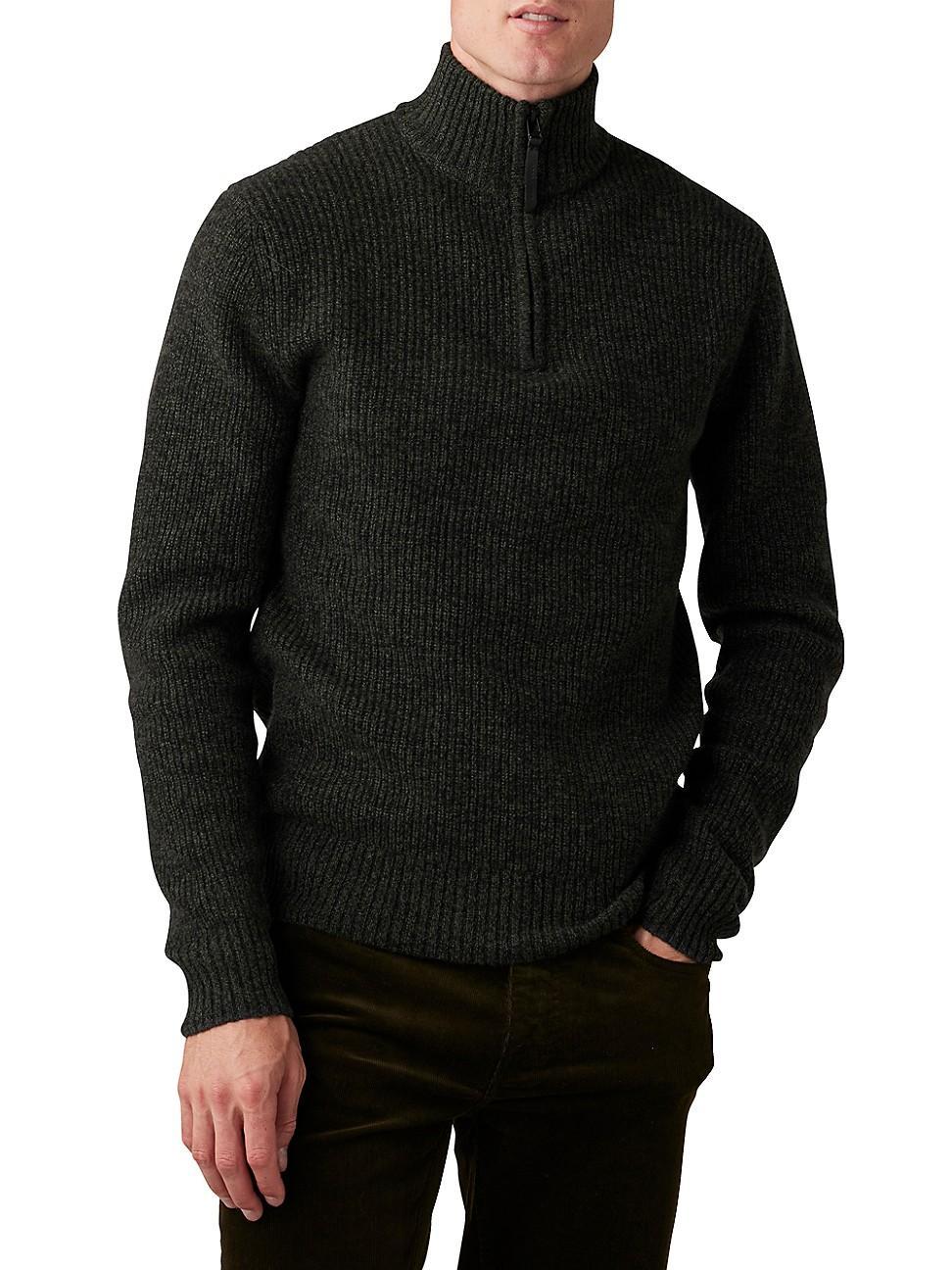 Rodd & Gunn Robbies Road Quarter Zip Sweater Product Image