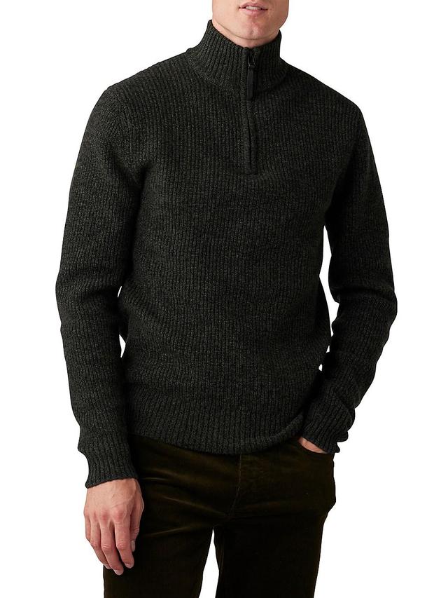 Mens Robbies Road Quarter-Zip Sweater Product Image