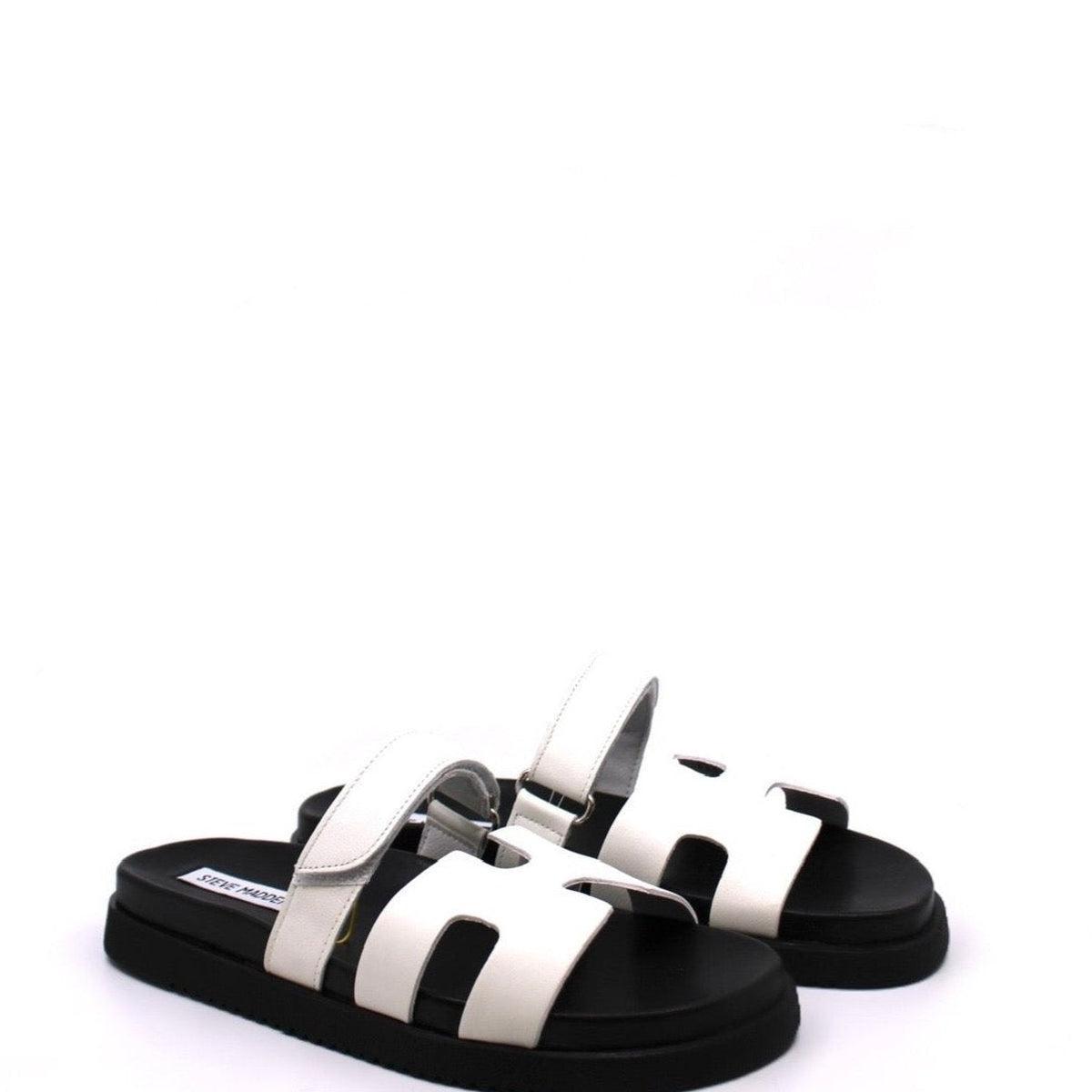 Steve Madden Mayven White/Black Product Image