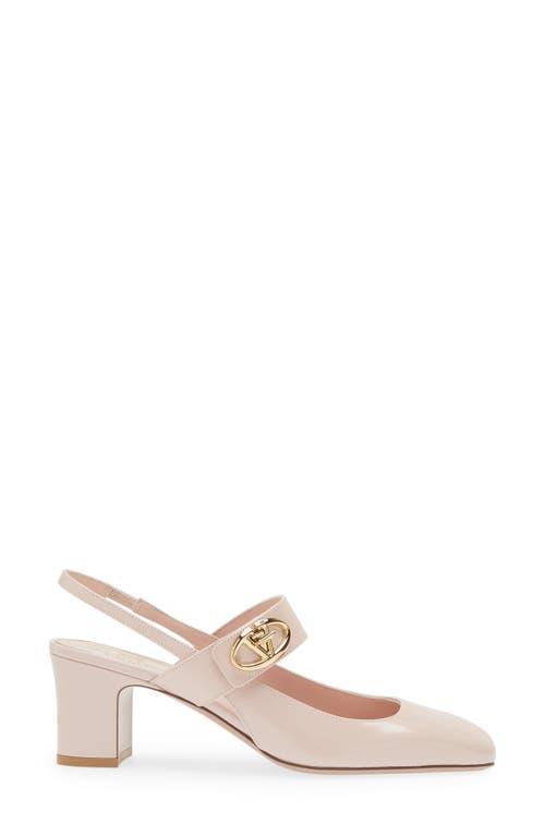 VALENTINO GARAVANI Vlogo Slingback Pump In Pink Product Image