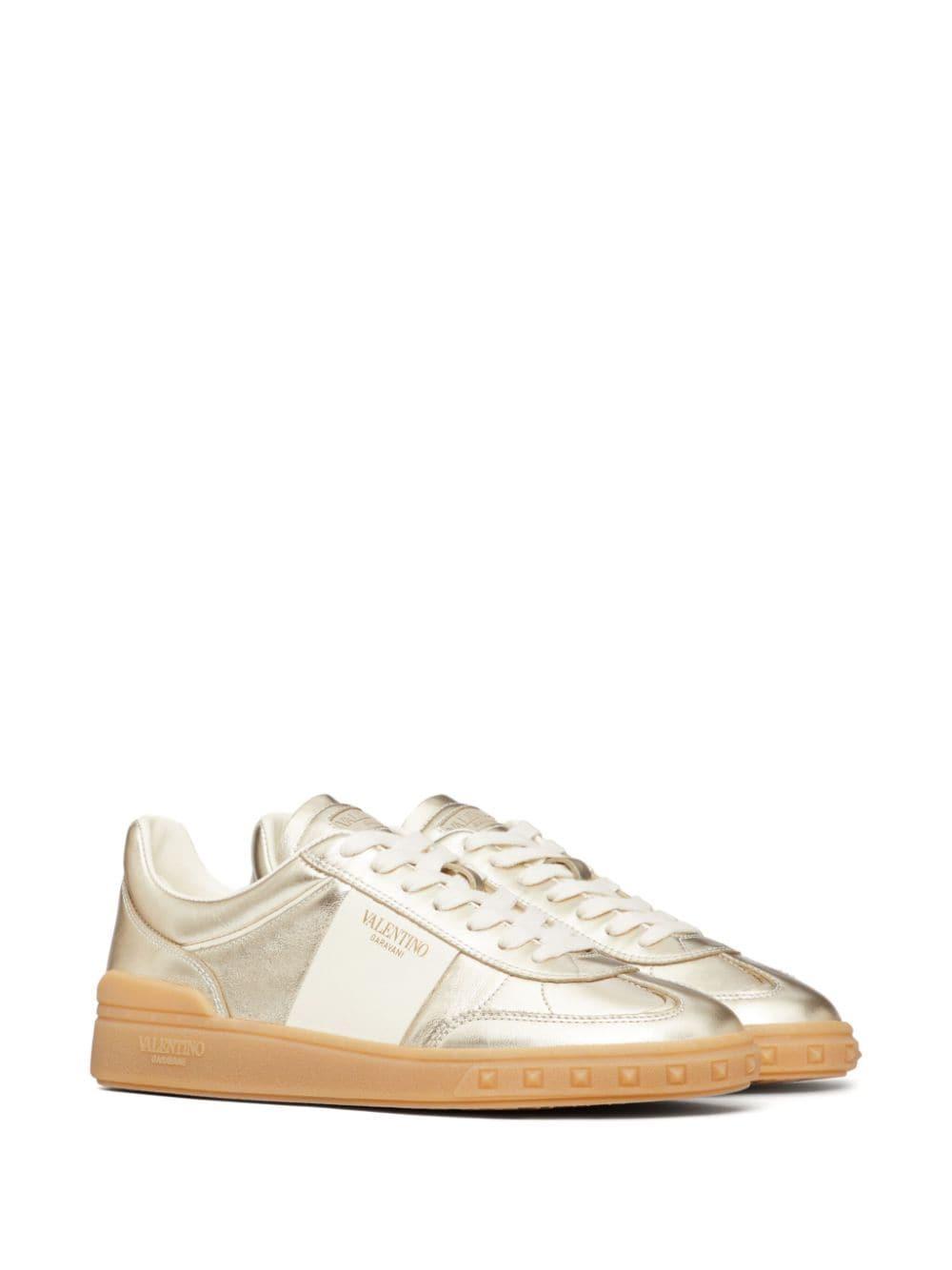 Upvillage Sneakers In Platinum,ivory,amber Product Image