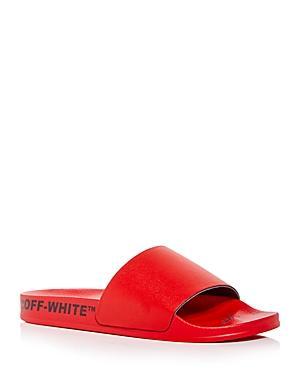 Off-White Mens Industrial Belt Logo Slide Sandals Product Image