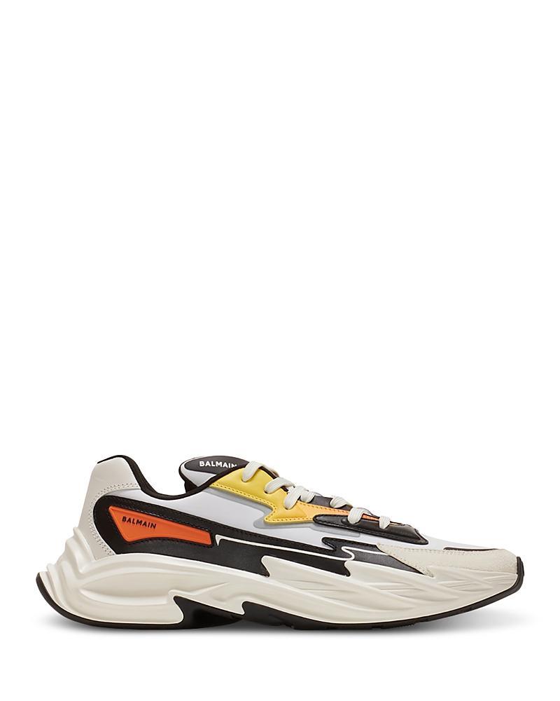 Mens Run-Row Leather Low-Top Sneakers Product Image