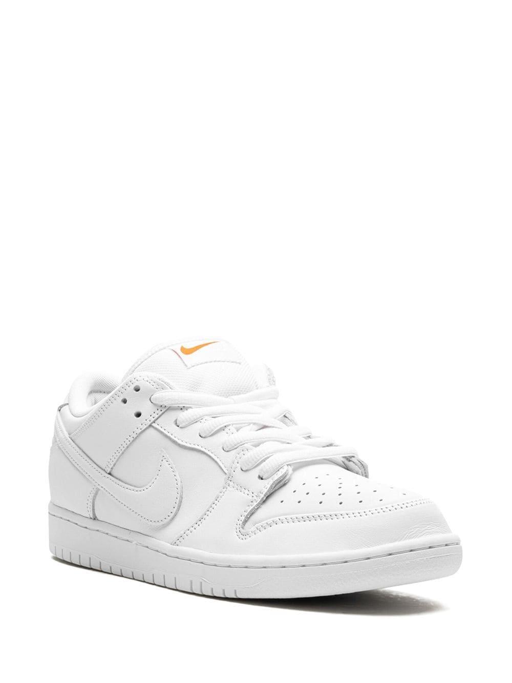 Sb Dunk Low Pro "triple White" Sneakers Product Image