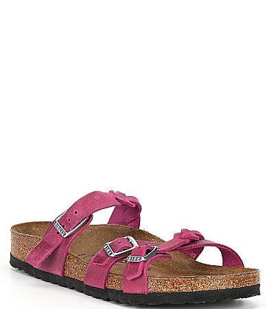 Birkenstock Womens Franca Braid Oiled Leather Strappy Sandals Product Image