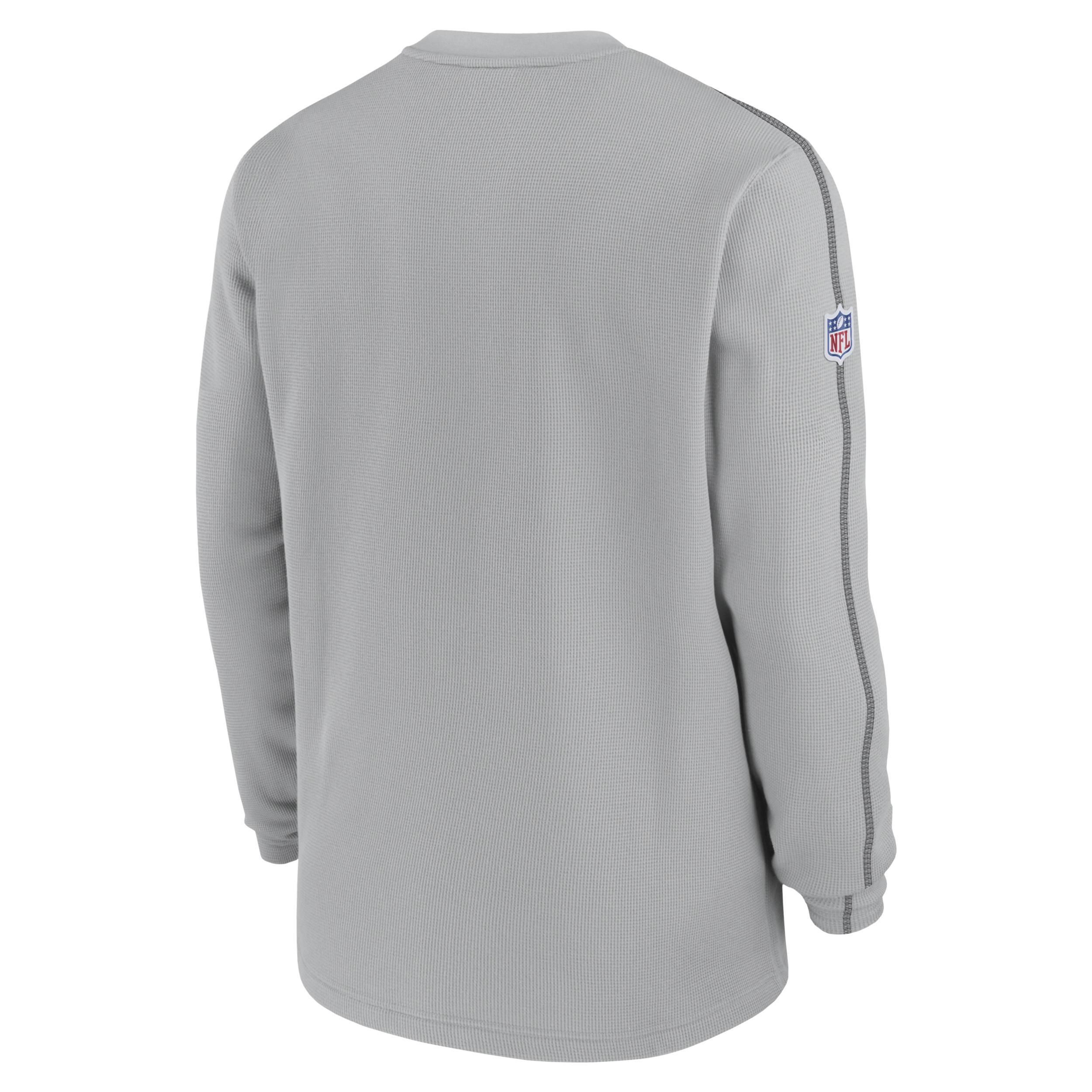 Las Vegas Raiders Sideline Coach Mens Nike Mens NFL Long-Sleeve Top Product Image