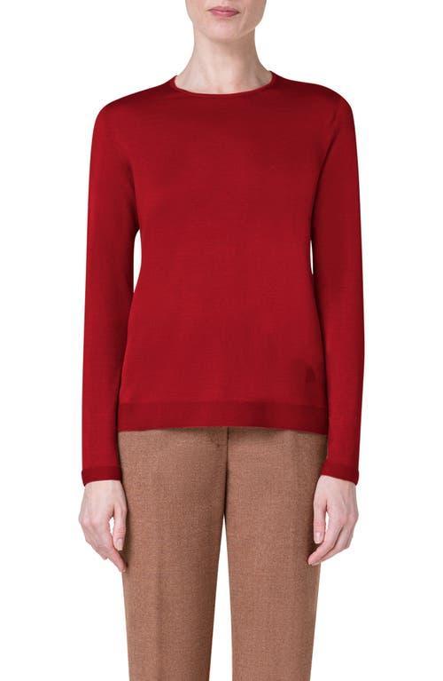 Akris Fine Gauge Cashmere & Silk Sweater product image