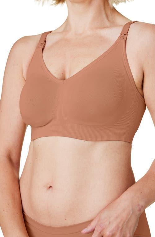 Bravado Designs Body Silk Seamless Nursing Bra 1401V, Womens Med Brown Product Image