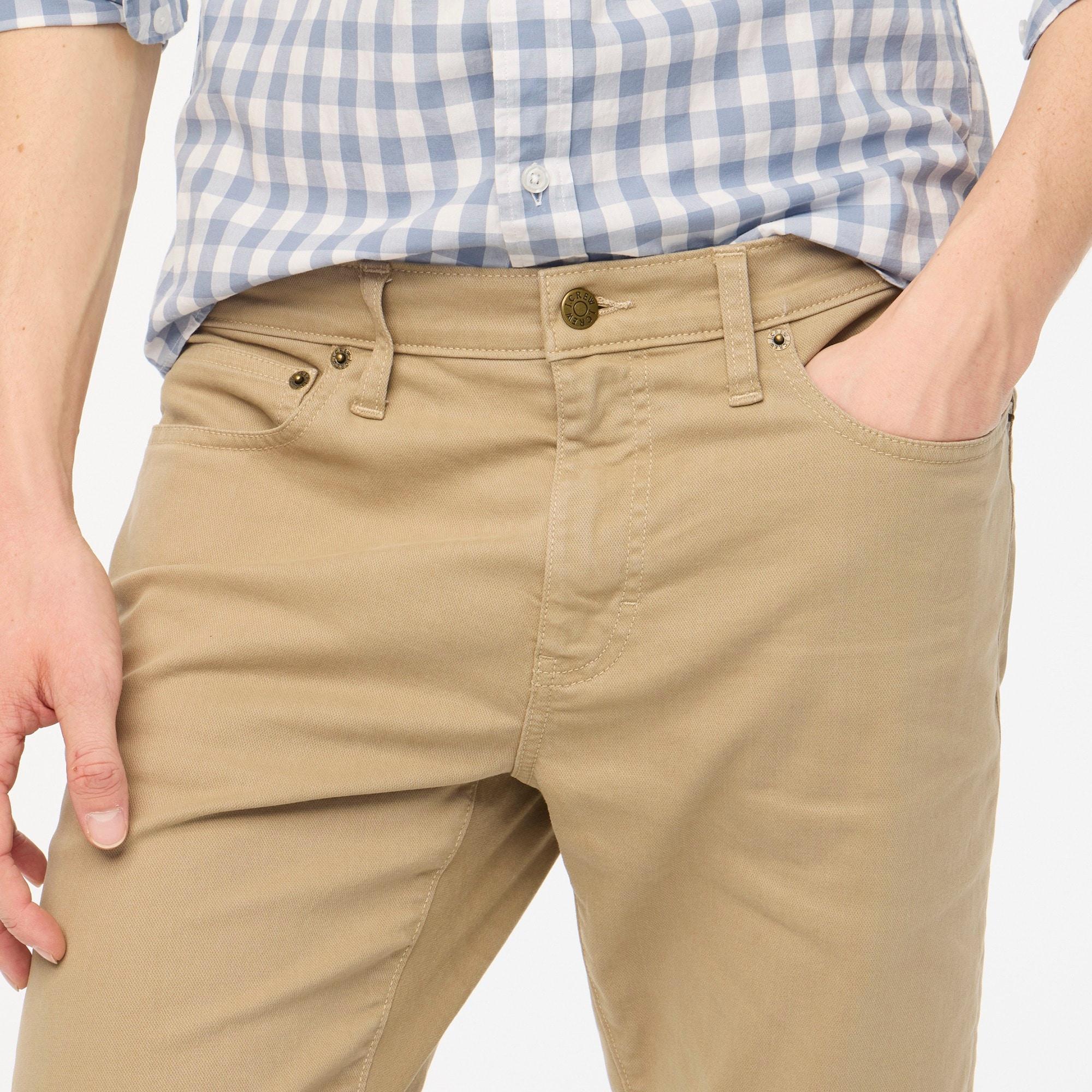 Slim-fit garment-dyed five-pocket pant Product Image