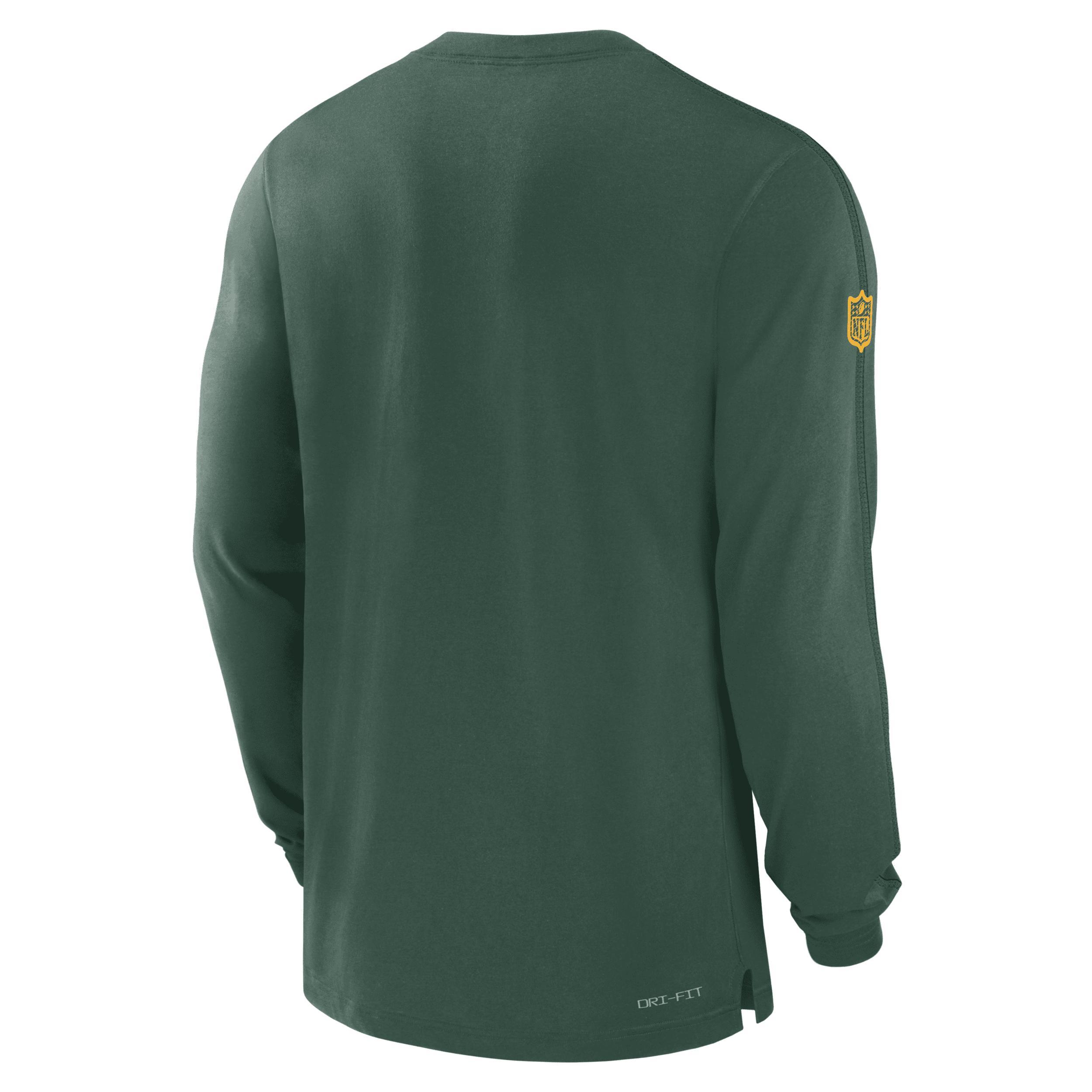 Green Bay Packers Sideline Player Team Issue Men’s Nike Men's Dri-FIT Long-Sleeve Top Product Image